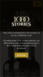 Mobile Screenshot of 1000storieswines.com